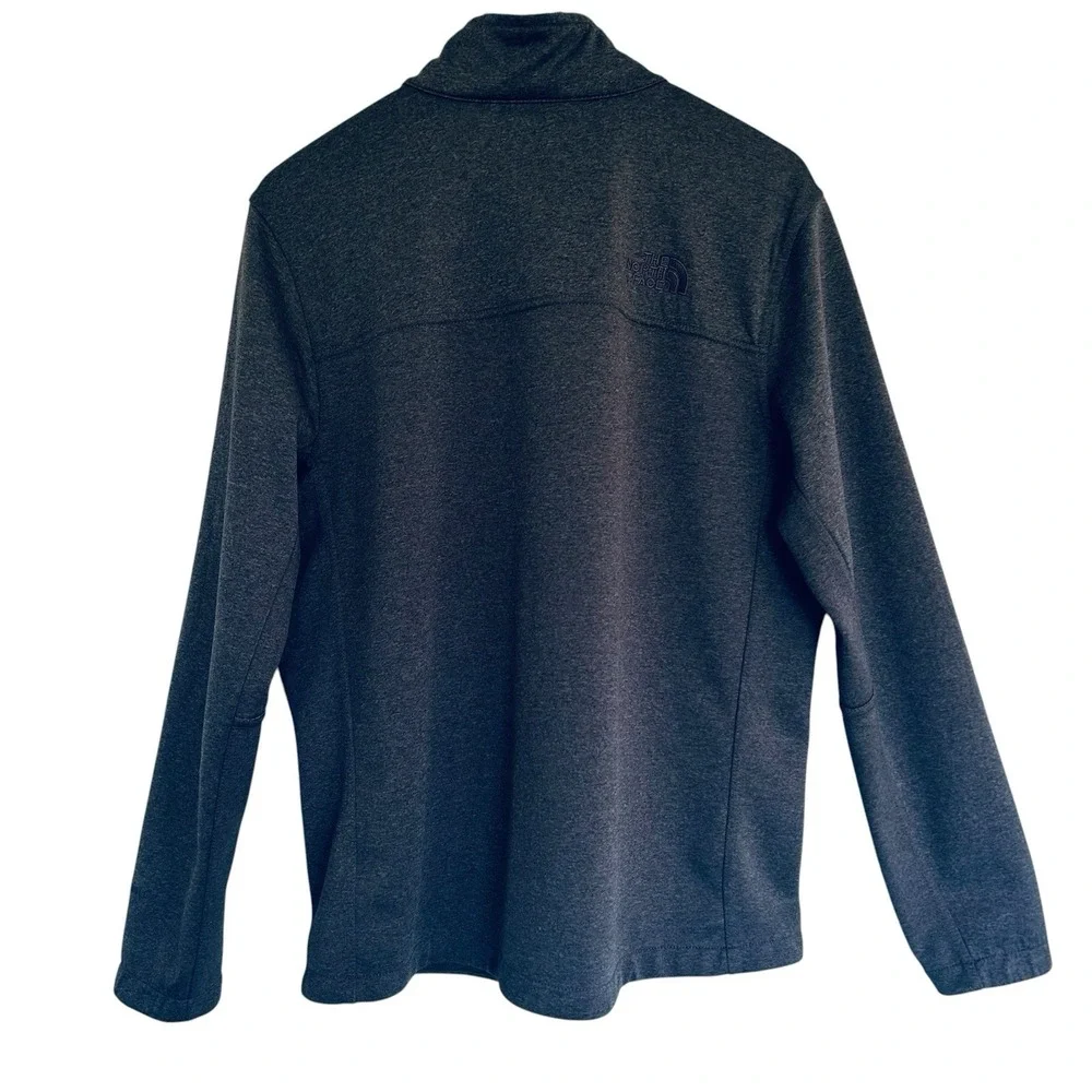 The North Face Apex Canyonwall Jacket Mens Medium Gray WindWall Softshell Zip